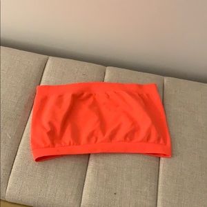 🔥❤️ neon orange tube top🔥❤️